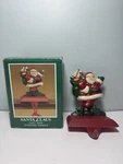 Santa Claus Cast Iron Christmas Stocking Hanger - Midwest Of Cannon Falls. Fixed Price $29.95.