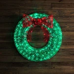 Huge 36-IN Pre-lit Outdoor Indoor Artificial Christmas Wreath, Home Xmas Decor. Fixed Price $189.99.