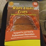 Adams Usa Rope Light Clips 12 Pack Clear Plastic Outdoor For. Fixed Price $15.99.