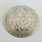 Vintage Sterling Silver Brooch Pin Pendant Mexico 9.3G 6275. Fixed Price $49.95.