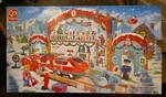 Hape Railway Advent Calendar Set Wooden Tracks Trains Figures Santa New Sealed. Fixed Price $30.00.