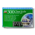 New Yule Rite Aid Blue Icicle Christmas Light Set 300 Ct Vintage White Cord. Fixed Price $24.00.