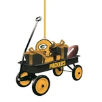 Nfl Green Bay Packers Team Wagon Ornament, New. Fixed Price $11.99.