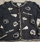 Vintage Patched Penn State Nittany Lions Crocheted Sweater Xxl Castles Sports. Fixed Price $79.20.