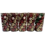 120 Shatterproof Christmas Ornaments Red Gold Round 1.5 Balls Holiday Classic. Fixed Price $12.00.