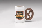 Oktoberfest Plastic Mug With Pretzel Hand. Fixed Price $14.87.