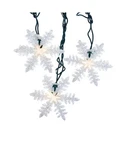 Ul 10-LIGHT White Snowflake Set. Fixed Price $33.89.