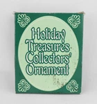 Of Treasures Collectors Ornament Happy Holidays Silver Bells 1996. Fixed Price $12.00.