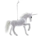 Kurt Adler Christmas Ornaments White Glittered Unicorn C4672 Nwot Girls. Fixed Price $11.93.