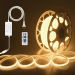 Alitove 120V 110V Cob Led Strip Light Kit Dimmable Waterproof IP67 3000K 65.6.... Fixed Price $113.93.