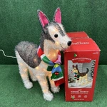 Rare Wondershop Lit Tinsel Husky 25.5" Indoor Outdoor Target 2017 (no Tail). Fixed Price $99.99.