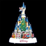 Disney Animated Christmas Holiday Castle Musical Figurine With 8 Songs & Lights. Fixed Price $146.21.