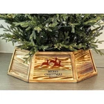 Harcohome Wooden Christmas Tree Stand Merry Reindeer Rustic Design. Fixed Price $32.99.