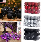 24PCS Glitter Christmas Ball Small Size Xmas Tree Home Window Decorations Usa. Fixed Price $9.27.