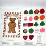 Vtg Cranston Bear For Seasons Cut/sew Wall Hanging Halloween Christmas Easte. Fixed Price $9.99.