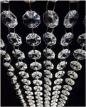 Wazhrmghg 99FT Clear Acrylic Crystal Garland Strands, Hanging Chandelier Bead. Fixed Price $31.80.