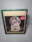 Pfaltzgraff Nordic Christmas Sleigh Ride Musical Snow Globe 1999 Tested Works Bx. Fixed Price $17.97.