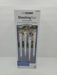 Gemmy Lightshow Shooting Star Icy White Led Large 16" Icicle - Set Of 8. Fixed Price $49.99.
