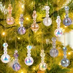 Ccinee Crystal Christmas Ball Ornaments, 12 Pcs Mini Iridescent Glass Prism. Fixed Price $11.55.