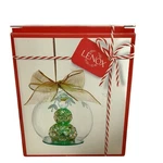 Lenox Wonder Ball Snowman Lit Led Mercury Glass Ornament, 4.75" With Box. Fixed Price $21.97.