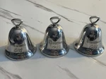 Reed & Barton 1986, 1987, 1988 Jason Christmas Bell. Fixed Price $32.00.
