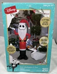 Disney Christmas 4.5 Ft Jack Skellington Santa Suit & Zero W/antlers Inflatable. Fixed Price $49.99.