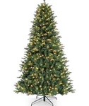 Mr. Christmas Alexa Compatible Smart Home Pre-lit Artificial Tree 7FT. Fixed Price $149.99.