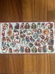 Kurt Adler Petite Treasure Miniature Wood Christmas Ornaments Set Of 48 New. Fixed Price $21.00.