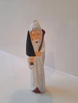 Vintage Wood Carved Folk Art Santa Hand Painted Christmas Figurine Primitives. Fixed Price $9.99.