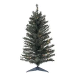 Vickerman 36" Canadian Pine Artificial Christmas Tree With Clear Lights Green. Fixed Price $42.81.