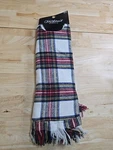 The Christmas Shoppe Tree Skirt Stockings White Red Tartan Plaid. Fixed Price $24.95.