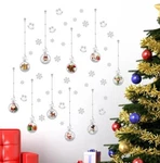 Walplus 45PCS Matt Silver Christmas Ornaments Wall Stickers Free Ship. Fixed Price $14.97.