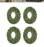 Home Accents 24 In. Pre-lit Led Wesley Pine Christmas Wreath (4-PACK). Fixed Price $94.76.