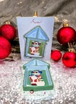 Ceramic Christmas Chip Dip Tray Penguin Snowman Santa Claus Seasonal Elements. Fixed Price $25.99.