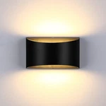 Lightess Led Wall Sconce Indoor Dimmable 1 Pack, Black-warm White. Fixed Price $43.99.