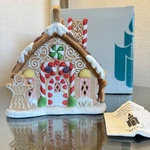 Vintage Partylite Gingerbread House Holder P7304 W/ Box. Fixed Price $32.81.