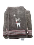 5PCS Holiday Christmas Bath Hand Towels: Seasonal Noble Reindeer Buck. Fixed Price $32.99.