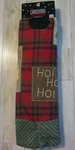 Red Plaid Country Primitive Christmas Skirt 48" Santa Star W/buttons. Fixed Price $39.99.