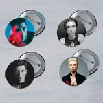 Andy Biersack Black Veil Brides 1.5 Inch Pinback Button 4 Pack Stocking Stuffer. Fixed Price $9.99.