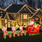 Mumtop 12FT Long Christmas Inflatables Outdoor Decorations, Santa.... Fixed Price $112.47.