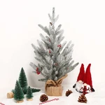Adeeing 24 Inch Pre-lit Artificial Tabletop Mini Christmas Tree With Lights, Sma. Fixed Price $29.59.