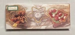 Vtg Indiana Glass Chrismas Holiday Gold 3 Piece Set Candy Nut Dishes Candles Nob. Fixed Price $26.99.