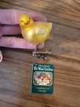 Old World Christmas Baby Glass Tree Ornament 2" Yellow Chicken Peep 2006. Fixed Price $14.96.