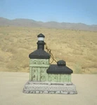 Geo. Z Lefton China, H.p. Lighthouse Ornament, Toledo Harbor, Ohio, 1995. Fixed Price $17.00.