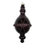 Vickerman 10" Candy Glitter Net Drop Finial Christmas Ornaments Chocolate. Fixed Price $24.06.