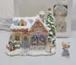 2001 Hawthorne Village Precious Moments Tiny Treasures Toy Shop 79383 #B1091 Coa. Fixed Price $59.19.