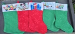Lot 5 Christmas Stockings Snoopy Mickey Mouse Spiderman Minions Advengers. Fixed Price $22.49.