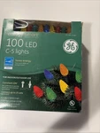 Ge 100CT Color Choice Multi And C-5 Led Christmas String Lights Set C5 New. Fixed Price $35.00.