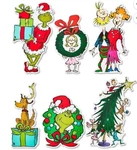 Dr. Seuss Grinch 6 Themed Christmas Lawn Yard Stakes. Fixed Price $24.99.