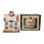 Vtg Winterberry Pfaltzgraff High Gloss Victorian Christmas House Candle Holder. Fixed Price $17.60.